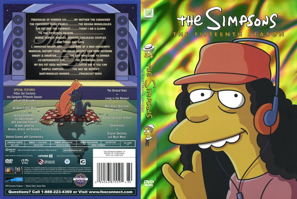 The Simpsons Season 15 เดอะซิมป์สันส์ ปี 15 ตอนที่ 1-22 ซับไทย